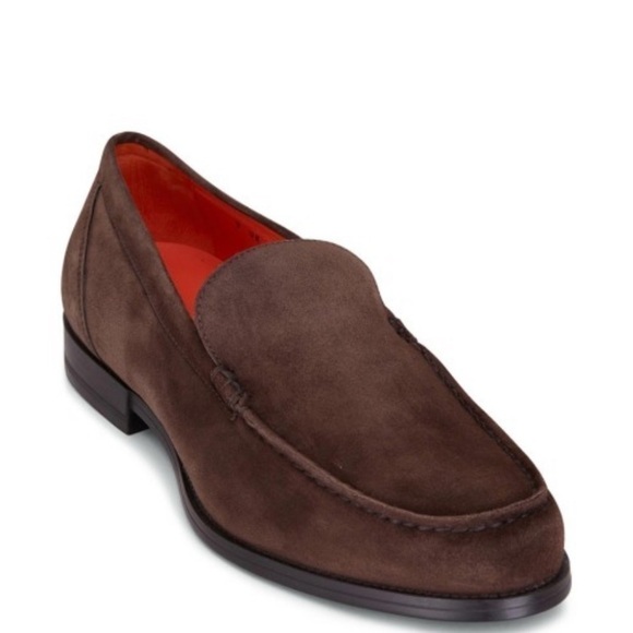 Santoni Other - Santoni Faith Suede Loafer in Dark Brown-12
